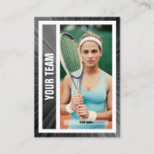 D'appel Carte de commerce de l'équipe de tennis - Black Ra (Devant)