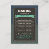 D'appel Carte de commerce de pêche personnalisée, Cadeaux  (Dos)