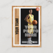 D'appel Carte de commerce du joueur de basket-ball Souveni (Devant)