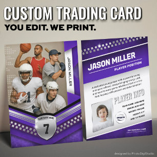 D'appel Carte de commerce personnalisée, Modèle Sport en a