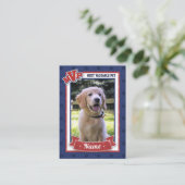 D'appel Carte de commerce pour animaux de compagnie person (Debout devant)