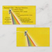 D'APPEL CARTE DE ~CONTACT D'AFFAIRES DE ~ D'ARC-EN-CIEL DE (Devant / Derrière)