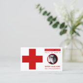 D'appel carte de contact d'urgence alzheimer (Debout devant)
