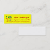 D'appel Carte de contact vie (Devant / Derrière)