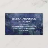 D'appel Carte de date de jeu de la police bleue Bokeh Momm (Dos)