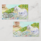 D'appel Carte de date de jeu d'enfants de licorne (Devant / Derrière)