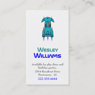 D'appel Carte de date d'expédition spatiale du garçon pe