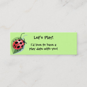 D'appel Carte de date faite sur commande de Madame Bug