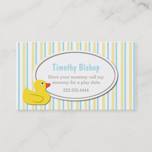 D'appel Carte de date mignonne en caoutchouc de jeu (Devant)