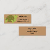 D'appel Carte de date mignonne faite sur commande de jeu (Devant / Derrière)