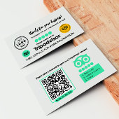 D'appel Carte de demande d'avis Tripadvisor avec QR Code