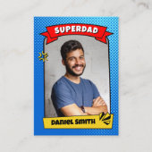 D'appel Carte de Fête des pères personnalisée Fun Superdad (Devant)