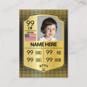 D'appel Carte de joueur de hockey Gold Shield (Devant)