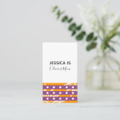 D'appel Carte de maman accent graphique prune et orange (Debout devant)