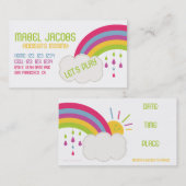 D'APPEL CARTE DE MAMAN D'ARC-EN-CIEL (Devant / Derrière)