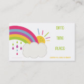 D'APPEL CARTE DE MAMAN D'ARC-EN-CIEL (Dos)