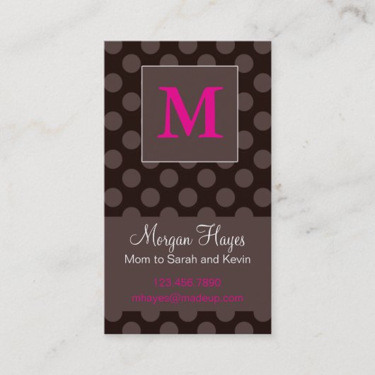 D'appel Carte de maman de chocolat (Devant)