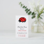 D'appel Carte de maman de coccinelle (Debout devant)