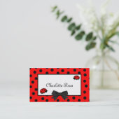 D'appel Carte de maman de coccinelles et de pois (Debout devant)