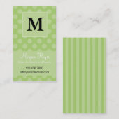 D'appel Carte de maman de polka de chaux (Devant / Derrière)