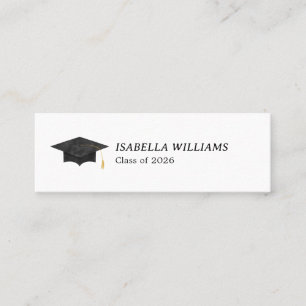 D'appel Carte de Nom de Chapeau de Remise des Diplômes à l