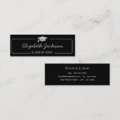 D'appel Carte de nom de diplôme | Carte d'insertion de Par (Devant / Derrière)