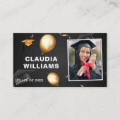 D'appel Carte de nom de diplôme - Carte d'insertion élégan (Devant)