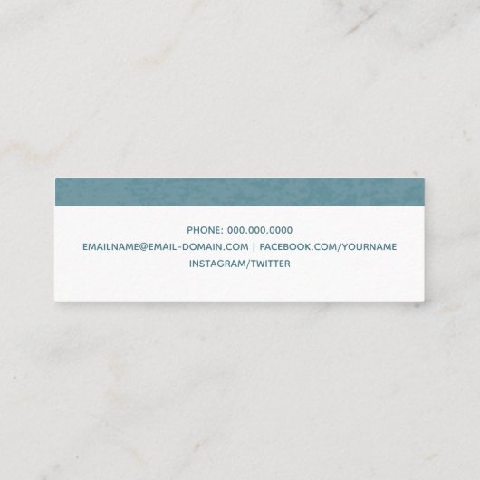 D'appel Carte de nom de diplôme Carte d'insertion moderne (Dos)