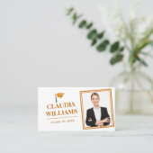 D'appel Carte de nom de diplôme - Élégante carte d'inserti (Debout devant)