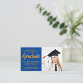 D'appel Carte de nom de diplôme - Élégante carte d'inserti (Debout devant)