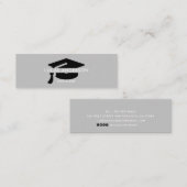 D'appel Carte de nom de diplôme. Élégante carte d'insertio (Devant / Derrière)