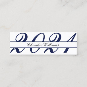 D'appel Carte de nom de diplôme. Élégante carte d'insertio