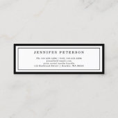 D'appel Carte de nom de diplôme Script classique Insérer u (Dos)