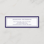 D'appel Carte de nom de diplôme Script classique Insérer u (Dos)