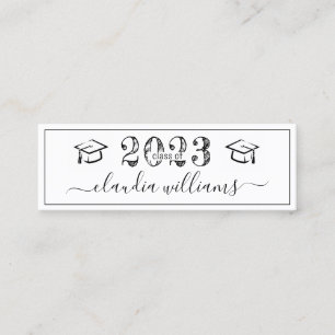 D'appel Carte de nom de diplôme - Simple Classic Insert Ca