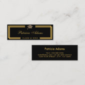 D'appel Carte de nom de graduation personnalisée - Carte d (Devant / Derrière)