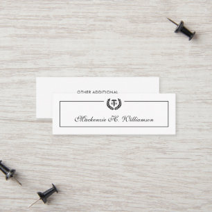 D'appel Carte de nom de l'école de soins infirmiers de la 