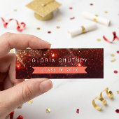 D'appel Carte de nom de l'étudiant Sparkles élégant