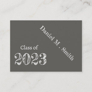 D'appel Carte de nom de remise de diplôme - aspect tableau