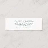 D'appel Carte de nom de remise de diplôme moderne 2026 écr (Dos)