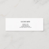 D'appel Carte de nom d'insertion de remise de diplôme à aq (Dos)