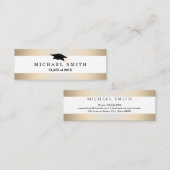 D'appel Carte de nom moderne élégante (Devant / Derrière)