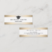 D'appel Carte de nom moderne élégante (Devant / Derrière)