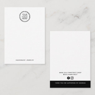 D'appel Carte de Présentation de Boucle d'Oreille à Anneau