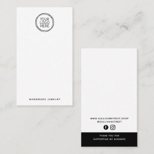 D'appel Carte de Présentation de Boucle d'Oreille avec Vot