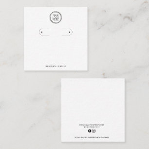 D'appel Carte de Présentation de Boucles d'Oreilles en Arc