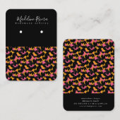 D'appel Carte de Présentation de Boucles d'Oreilles Imprim (Devant / Derrière)