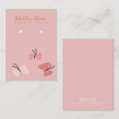 D'appel Carte de Présentation pour Boucles d'Oreilles Arti (Devant / Derrière)