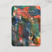 D'appel Carte de Présentation pour Boucles d'Oreilles en A (Devant)