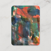 D'appel Carte de Présentation pour Boucles d'Oreilles en A (Dos)